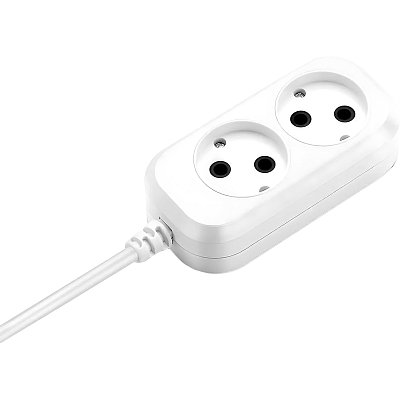 Удлинитель Buro BU-PSL2.3/W 3м (2 розетки) белый (пакет ПЭ)