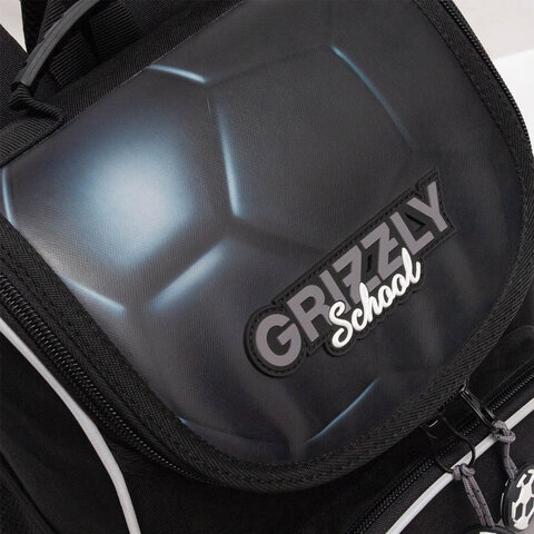 Ранец GRIZZLY анатомическая спинка, с мешком для обуви, для мальчиков, BALL, 33×25х13 см