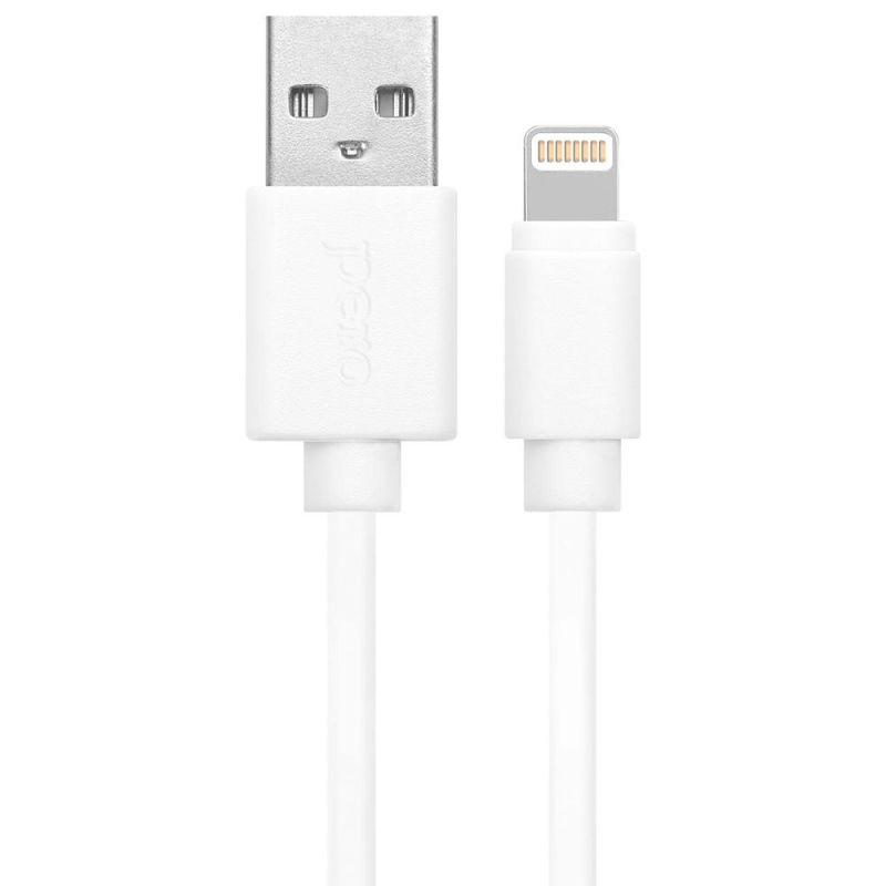 превью Кабель PERO, DC-03, 8-pin Lightning, 2.4А, 1м, белый
