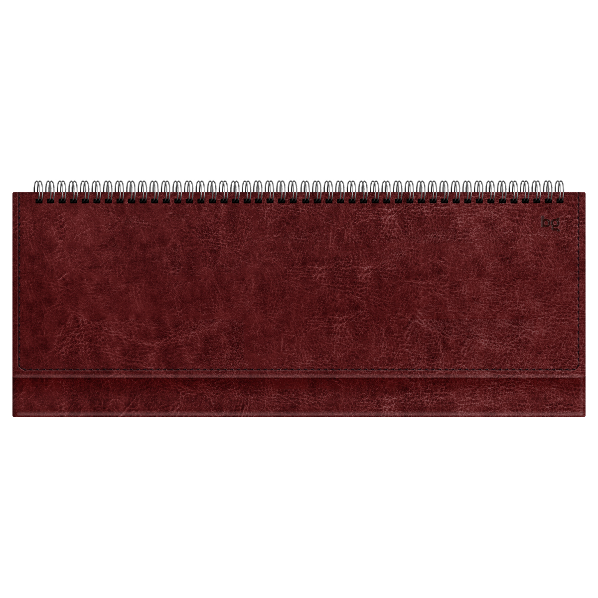 превью Планинг недатированный, 56л., 330×130мм, BG, кожзам «Nebraska. Dark red», красный