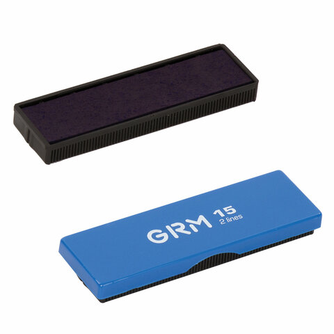 Подушка сменная 69×10 мм, GRM 15, синяя, для GRM 15, Colop Pr15