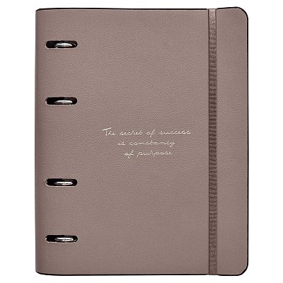 Тетрадь со сменным блоком А5.120л, Infolio Study, Quote, иск. кож, N3812