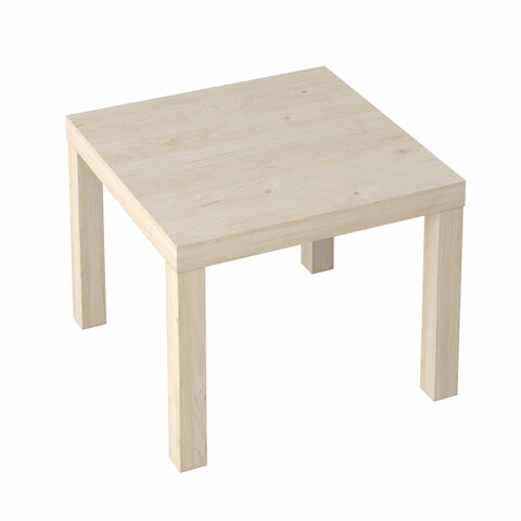 Стол журнальный «Лайк» аналог IKEA (550×550х440 мм)дуб светлый