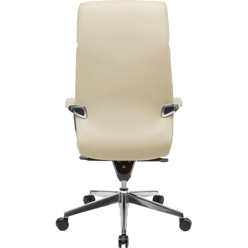 Кресло для руководителя Easy Chair-570 МL бежевое (кожа/металл)