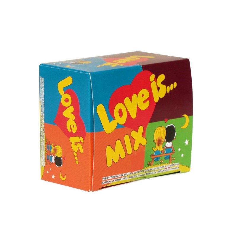 превью Жевательная резинка Love is Микс 84 г (20 штук в упаковке)