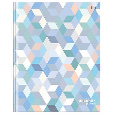 Дневник 1-11 кл. 40л. (твердый) BG «Pastel geometry», матовая ламинация
