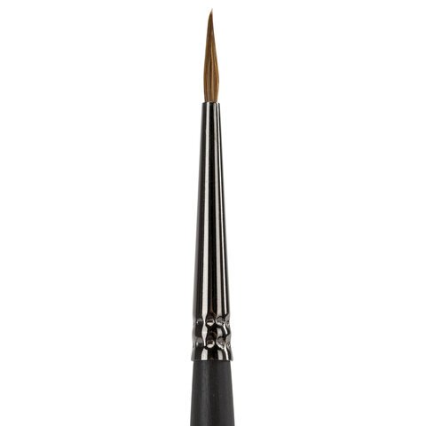 Кисть художественная проф. BRAUBERG ART CLASSIC, колонок, круглая, № 1, короткая ручка