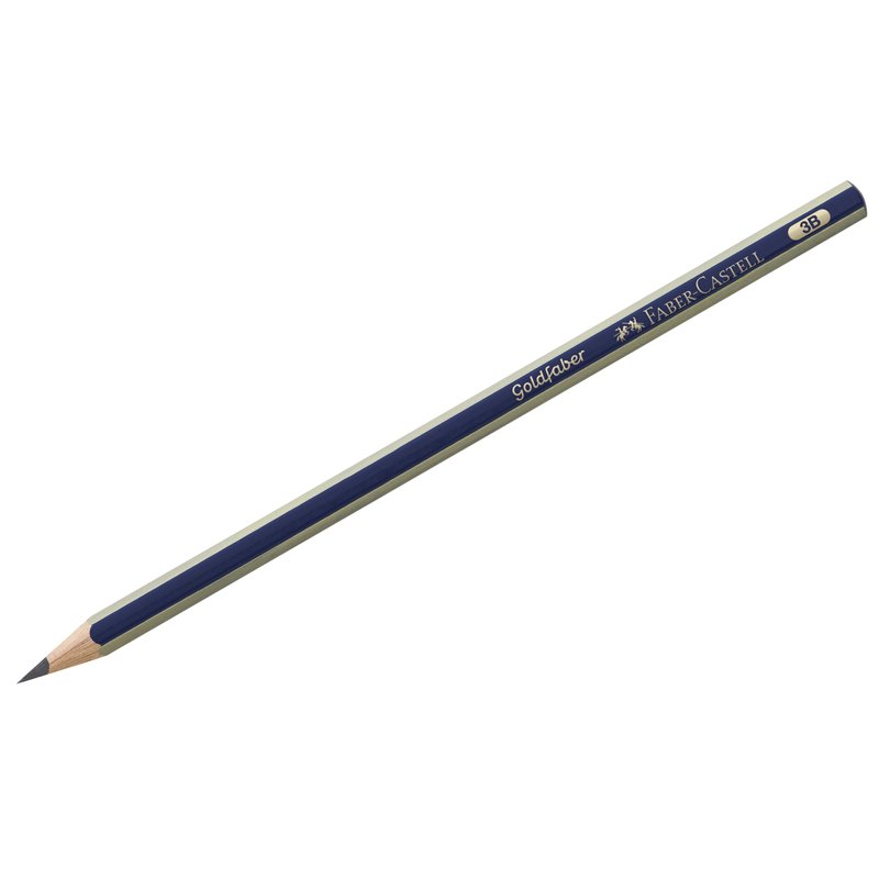 превью Карандаш ч/г Faber-Castell «Goldfaber 1221» 3B, заточен. 