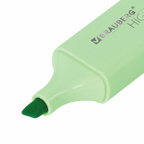 Текстовыделитель BRAUBERG «ORIGINAL PASTEL», МЯТА, линия 1-5 мм