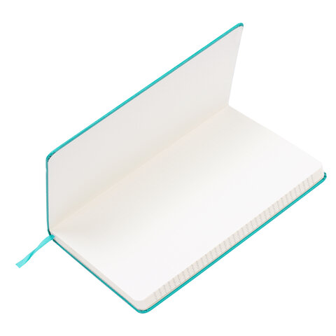 Блокнот А5 (130×210 мм), BRAUBERG ULTRA, балакрон, 80 г/м2, 96 л., клетка, бирюзовый