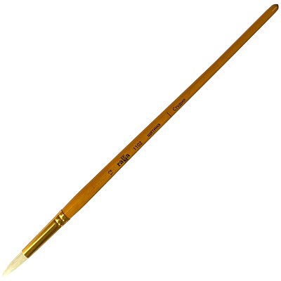 Кисть художественная щетина Гамма «Студия», круглая №12, длинная ручка