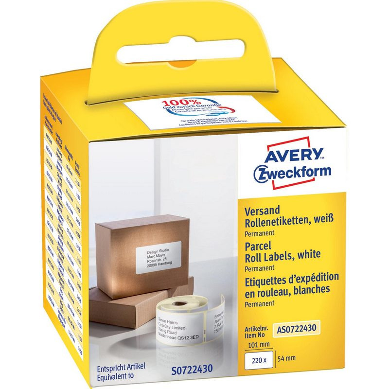 превью Этикет-лента Avery Zweckform AS0722430 101×54мм 220шт для DYMO