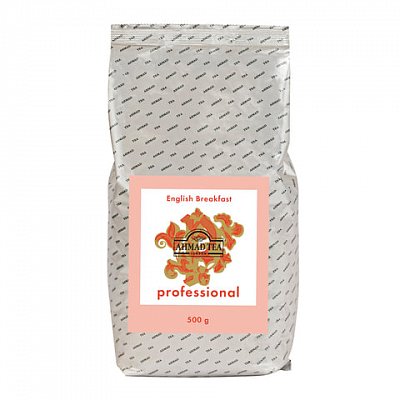 Чай AHMAD (Ахмад) «English Breakfast» Professional, черный, листовой, пакет, 500 г