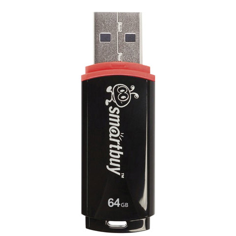 Флеш-память SmartBuy Crown 64 Gb USB 2.0 черная