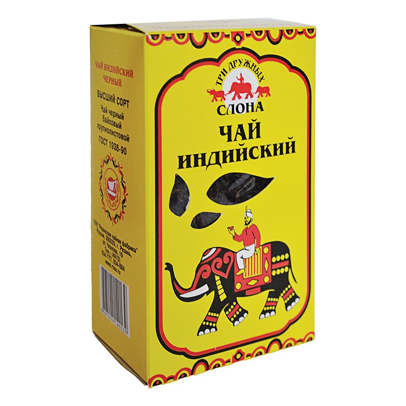 превью Чай РЧФ, черный, индийский, крупнолистовой, 100г, с окошком