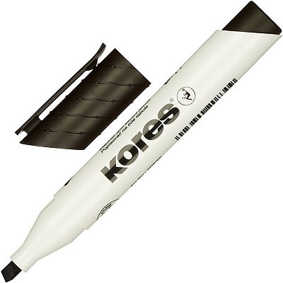 Маркер для досок Kores 20850 черный (толщина линии 3-5 мм)