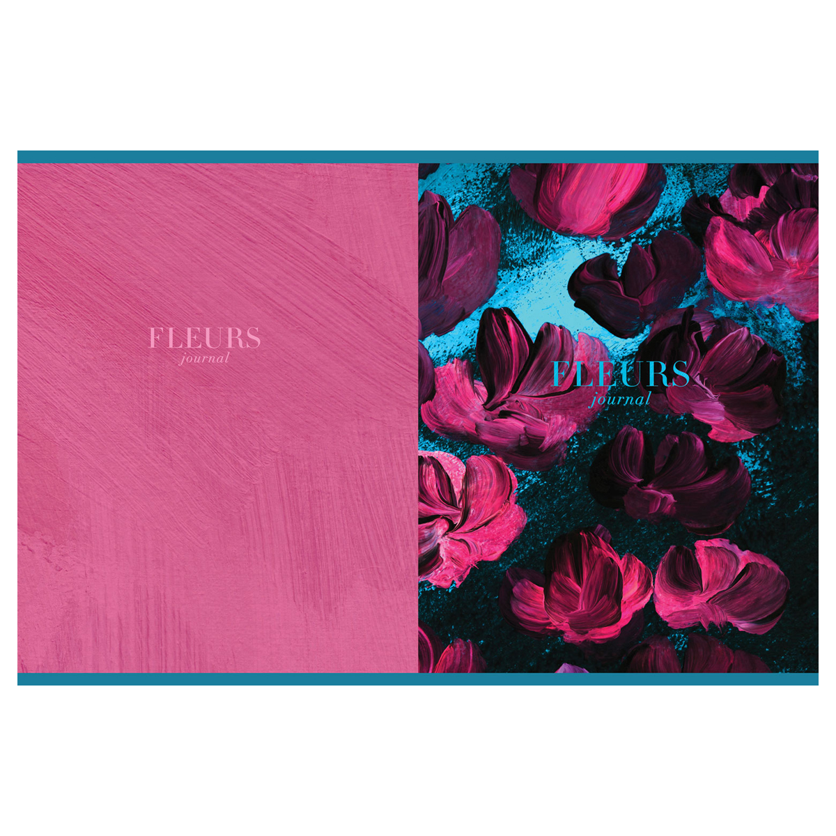 Тетрадь 80л., А5, клетка на гребне GreenwichLine «Blue flowers», глянцевая ламинация, 70г/м2