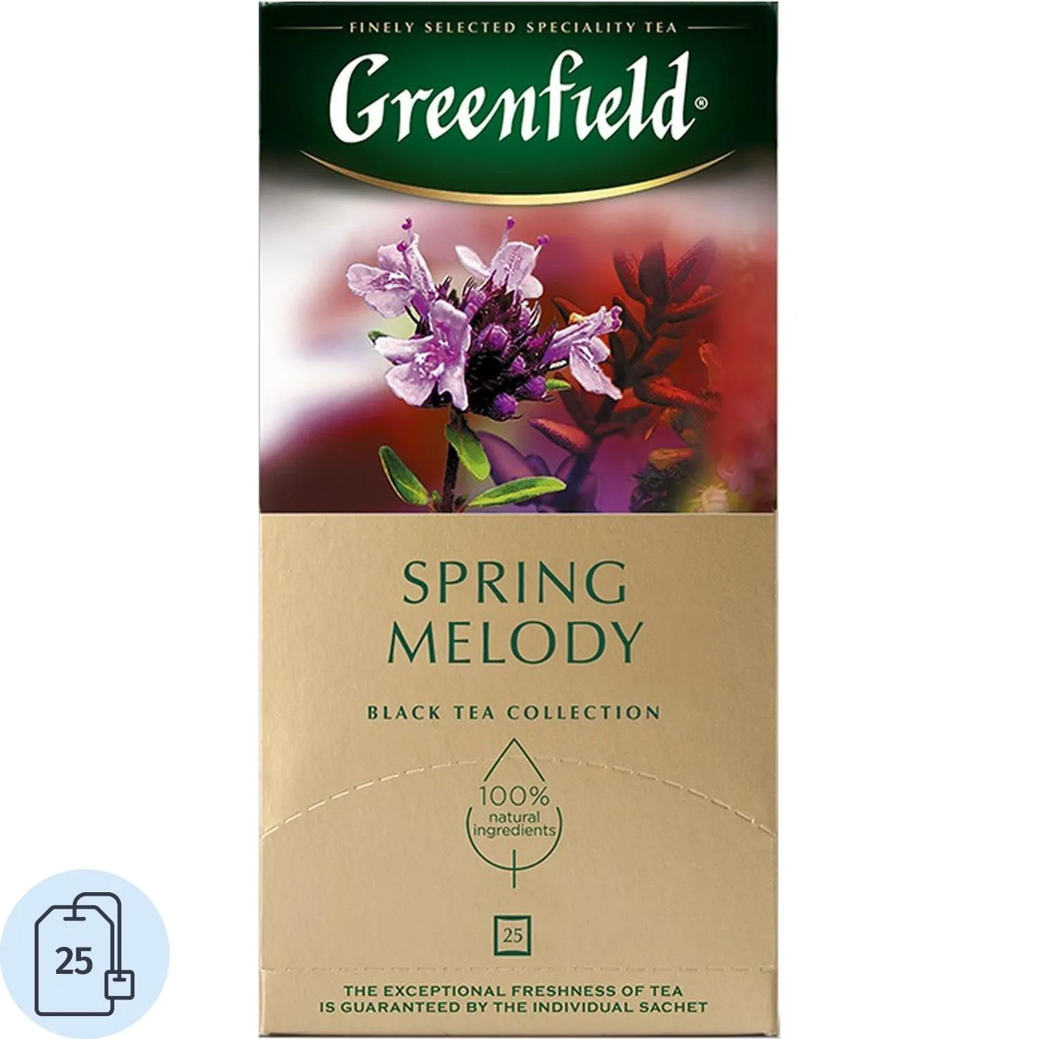 превью Чай чёрный Greenfield Spring Melody 25 пакетиков