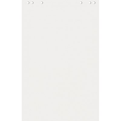 Бумага для флипчартов 20л блок белый, 5 шт/уп 60×90 см 65гр