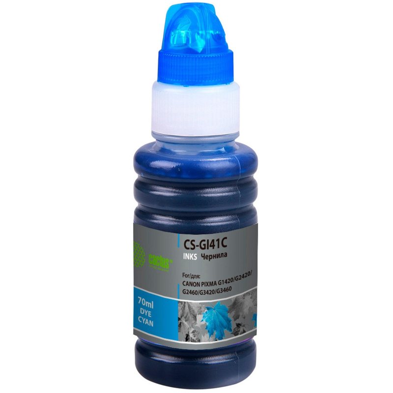 превью Чернила Cactus CS-GI41C GI-41 C гол. 70мл для Canon PIXMA G1420/G2420/G3460