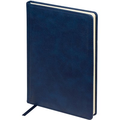 Ежедневник недатированный А5+ CLASSIC иск. кожа СИНИЙ 3-689/02
