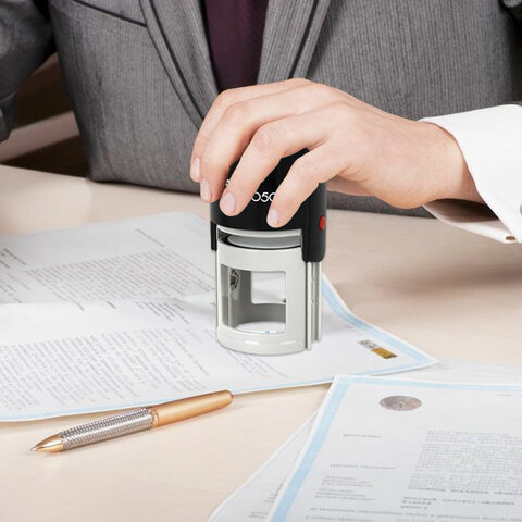 Оснастка для печатей D=50 мм, TRODAT 46050 PRINTY 2.0, БЕЗ ПОДУШКИ (код подушки 238390)