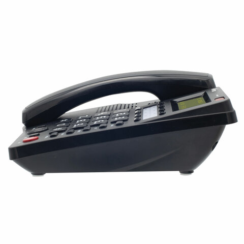 Телефон RITMIX RT-550 black, АОН, спикерфон, память 100 номеров, тональный/импульсный режим