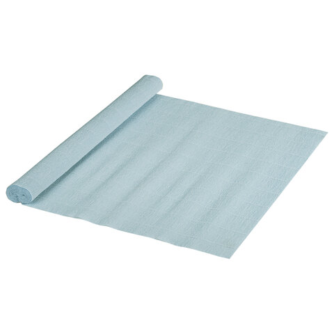 Бумага гофрированная (ИТАЛИЯ) 140 г/м2, нежно-голубой (959), 50×250 см, BRAUBERG FLORE