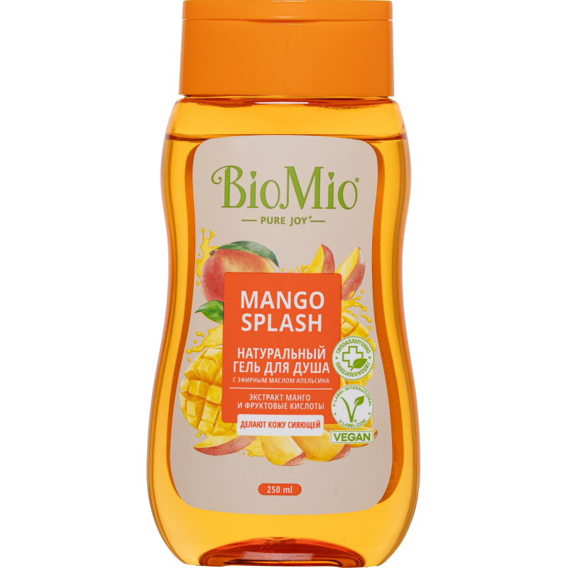 превью Гель для душа BioMio BIO SHOWER GEL манго, 250 мл