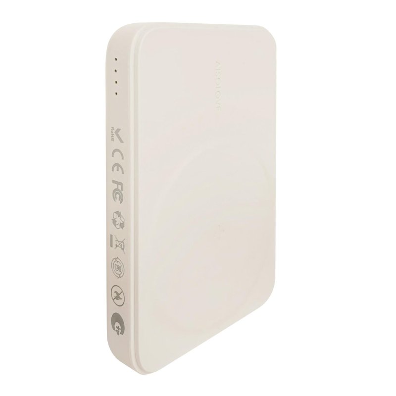Внешний аккумулятор SOLOVE (Mi) W12 5000mAh MagSafe 20W QC+PD 3A, бежевый