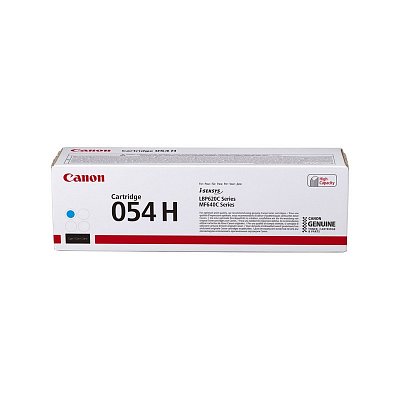 Картридж лазерный Canon 054 H C 3027C002 голубой повышенной емкости оригинальный