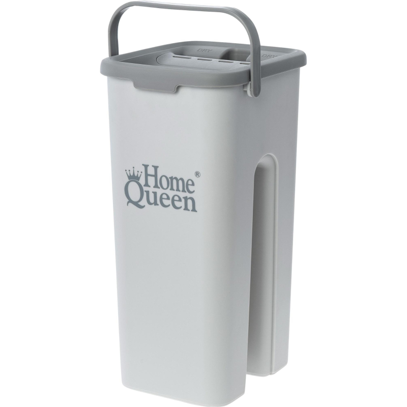 Комплект для уборки швабра плокая с ведром для отжима Compact 2, Home Queen