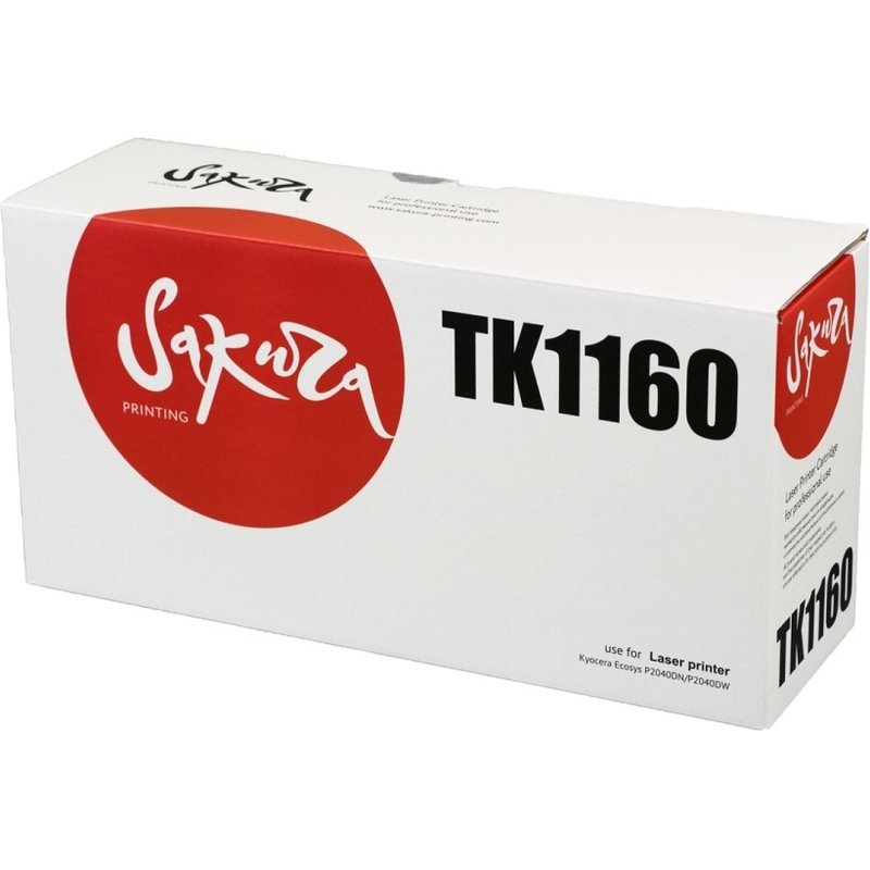 Картридж лазерный Sakura TK-1160 для Kyocera ECOSYS P2040 (ЛМ)