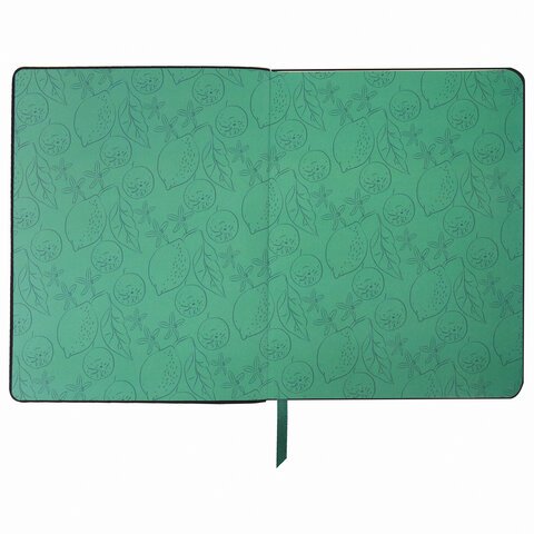 Тетрадь А5 (168×208мм) 80л, кожзам, клетка, бумага 70г/м, BRAUBERG_Серия_Название5, к