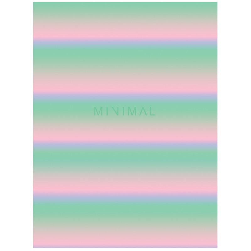 превью Тетрадь на кольцах А5, 160л., BG «Minimal», глянцевая ламинация, металлизация