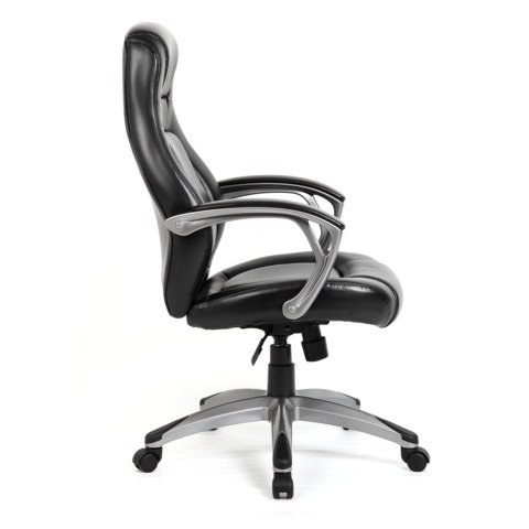 Кресло офисное BRABIX Turbo EX-569, экокожа, спортивный дизайн, черное