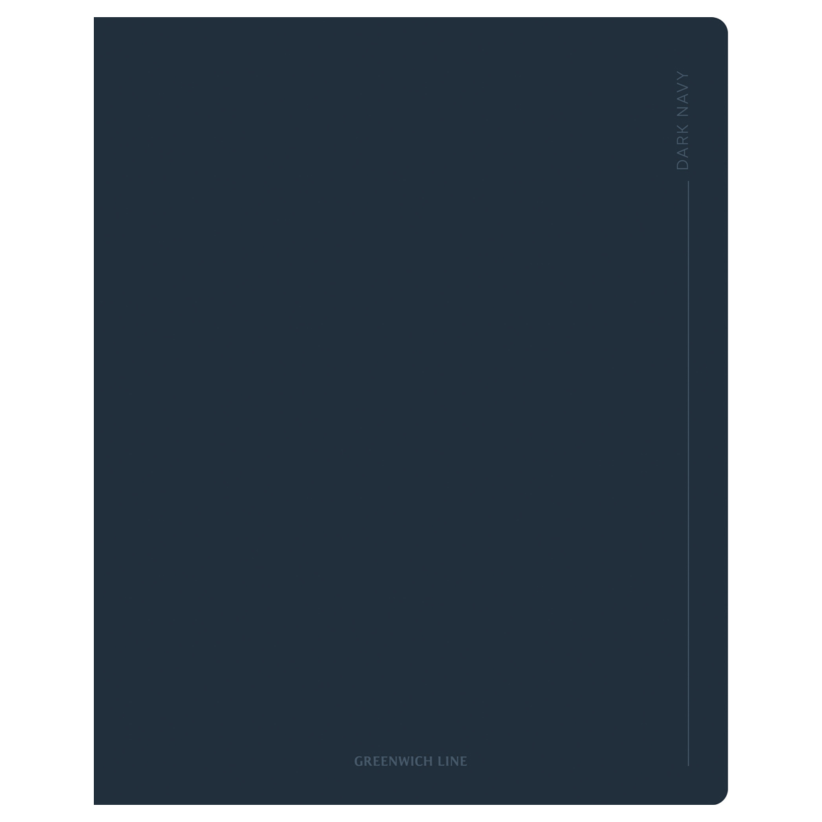 превью Тетрадь 48л., А5, линия Greenwich Line «Dark navy», «cофт-тач» ламинация, выб. лак, 70г/м2