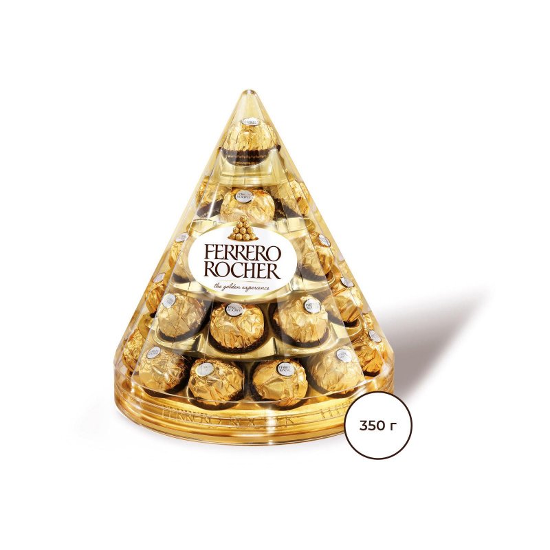 превью Конфеты Ferrero Rocher Конус с лесным орехом 350 г