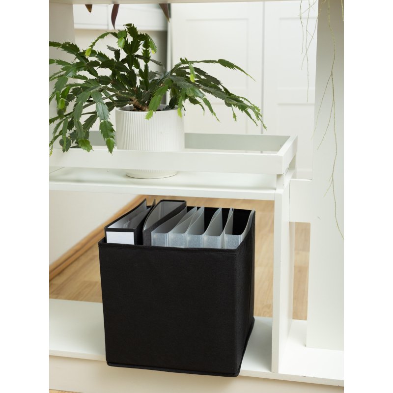 Короб для хранения Attache, размер 31×31х30см, черный, без молнии