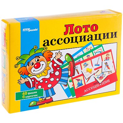 Игра настольная Лото, Step Puzzle «Ассоциации», картонная коробка