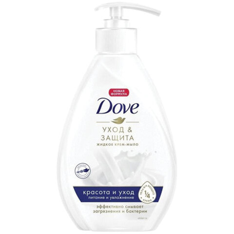 Мыло жидкое Dove (0,25л, флакон с дозатором), .