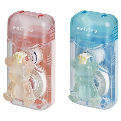 Корректирующая лента MESHU «Bear queen», 6мм*5м, блистер, европодвес, ассорти