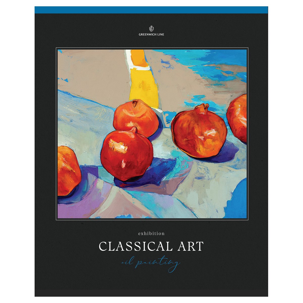 Тетрадь 80л., А5, клетка Greenwich Line «Classical art», глянцевая ламинация, sandy-touch лак, 70г/м2