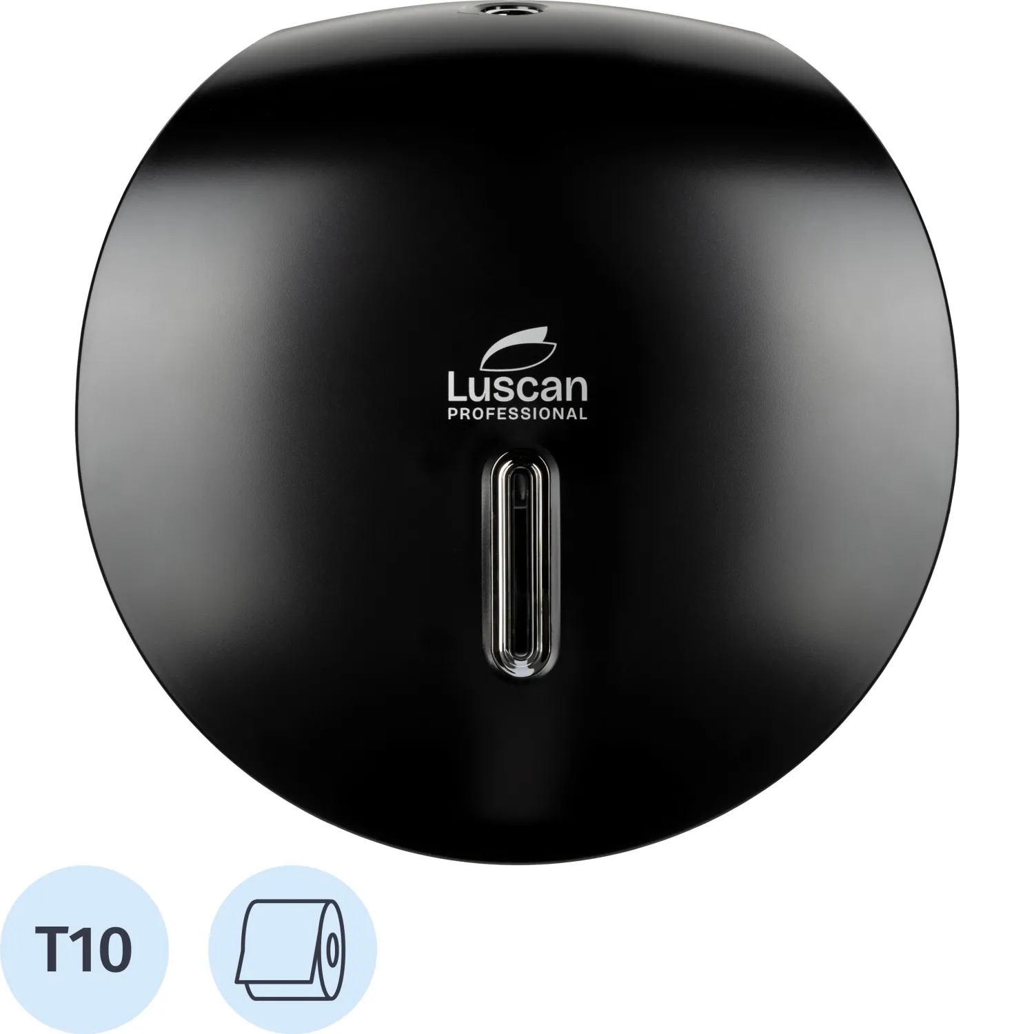 Диспенсер для туалетной бумаги рулонной Luscan Professional Etalon T10 чёрный