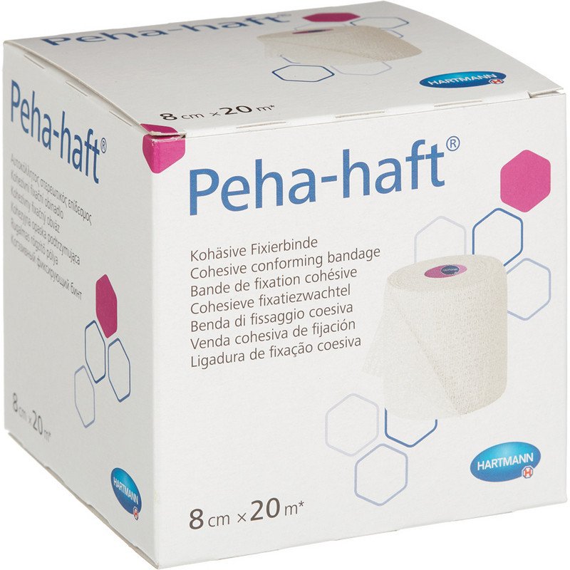 Бинт Peha-haft самофиксирующийся эластичный 20 м x 8 см
