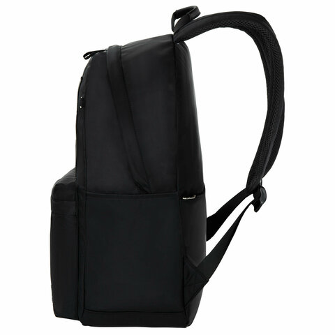 Рюкзак BRAUBERG FASHION CITY универсальный, 2 отделения, Green Spider, черный, 46×31х15 см
