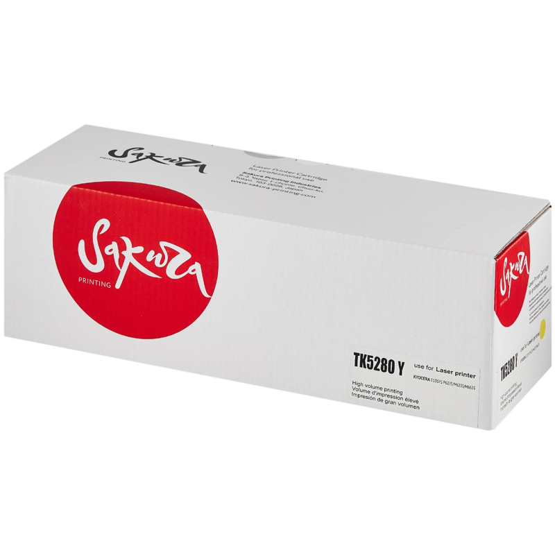 Картридж лазерный SAKURA TK-5280Y жел. для Kyocera Mita ECOSYS P6235cdn