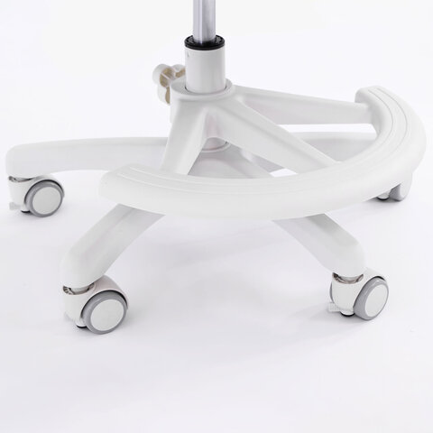 Кресло детское с подставкой для ног BRABIX KIDS «MG-215», сетка/ткань TW, голубое