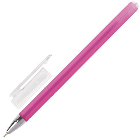 Ручка шариковая масляная BRAUBERG «FRUITY ST», СИНЯЯ, корпус soft touch, узел 0.7 мм, линия письма 0.35 мм
