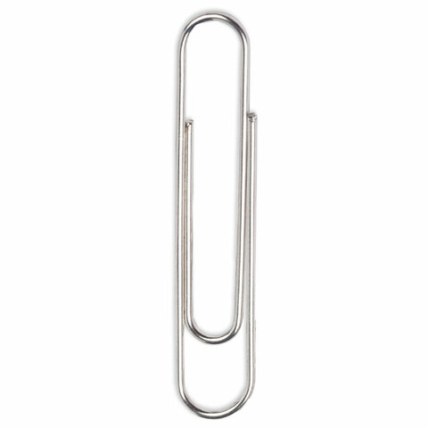 Скрепки большие EXTRA BRAUBERG 50 мм никелированные 50 штук271314